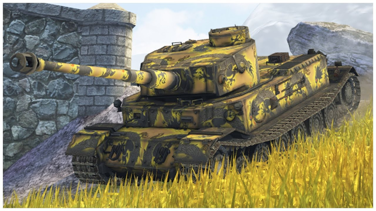 Тигр порше танк блиц