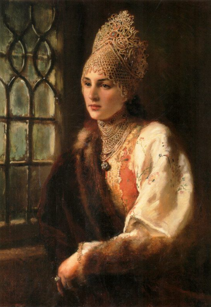 Боярыня. худ. К. Маковский. Источник: яндекс.картинки