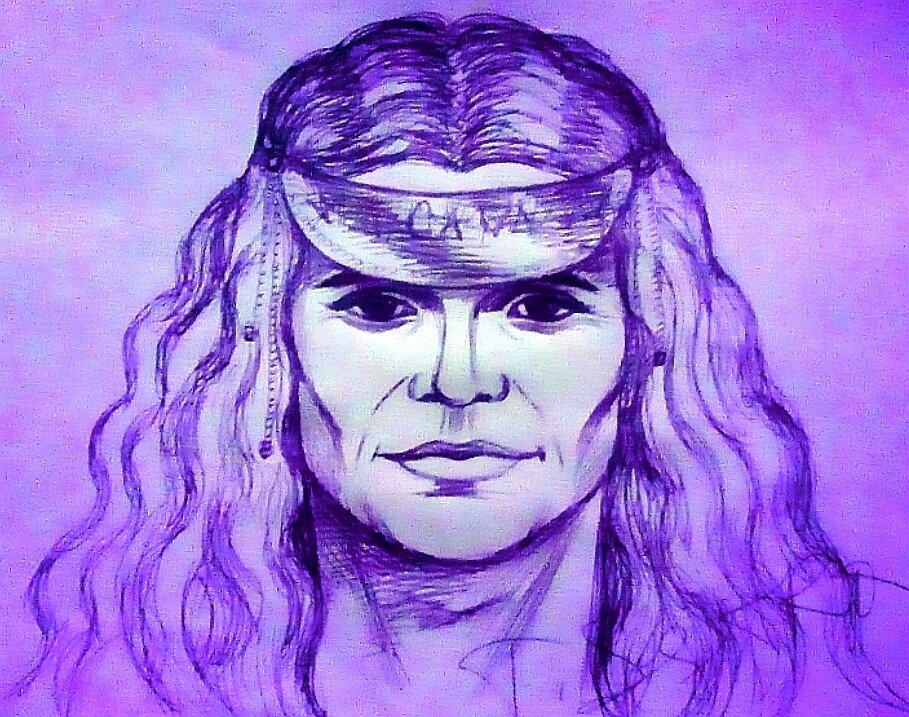 Рисунок выполнен 6.04.22 со слов моей Матери.