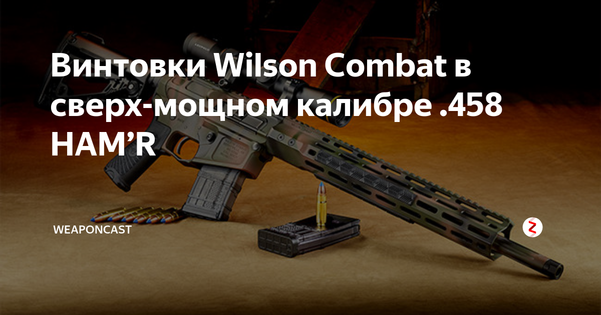 Винтовки Wilson Combat в сверх-мощном калибре .458 HAM’R | WeaponCast ...
