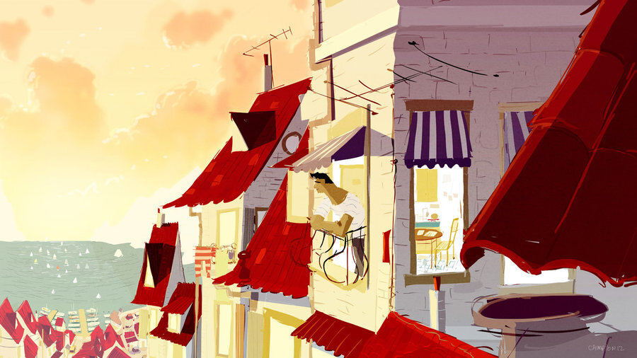 для заставки - картина Паскаля Кэмпиона