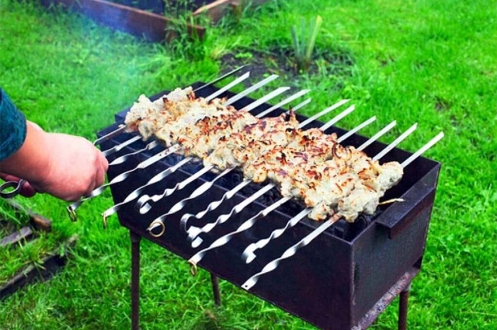 Классический разборный передвижной мангал