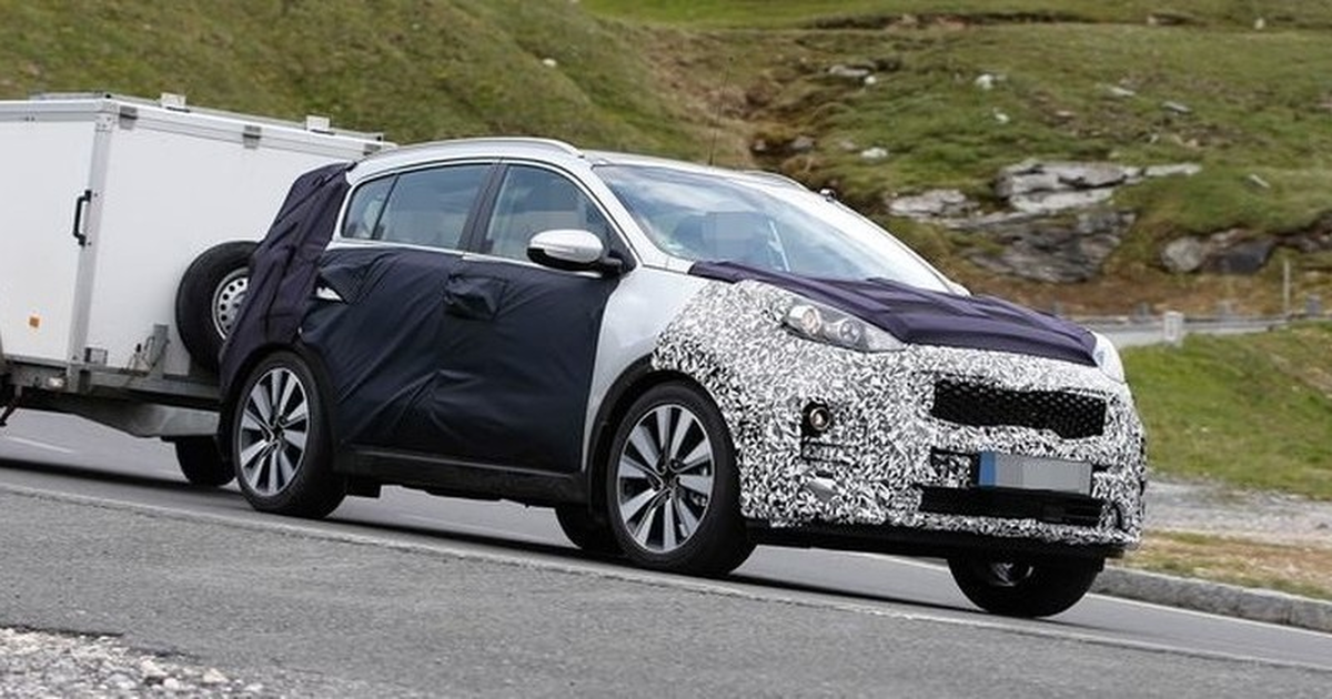                                                                           KIA Sportage (на испытаниях)