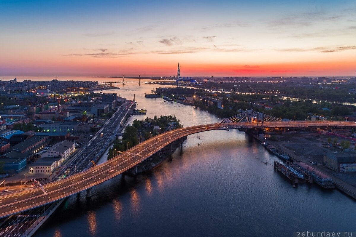 Набережная Макарова мост Бетанкура