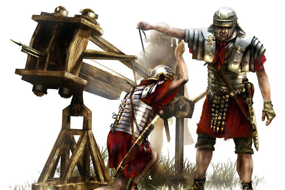 По штатному расписанию легиону полагалось 55 скорпионов. Пишут, что темп стрельбы был пять выстрелов в минуту. Однако, сомневаюсь -- 12 секунд, чтобы натянуть "тетиву"?..