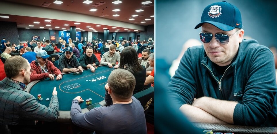 Гарик Харламов за игрой в Main Event SPF Winter 2019