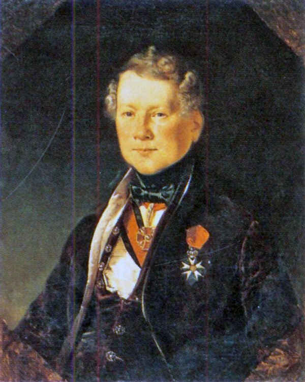 Е. А. Плюшар. Портрет архитектора Монферрана. 1834 год.