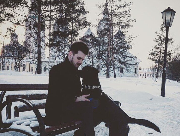 Женя в родном городе/фото из инстаграма