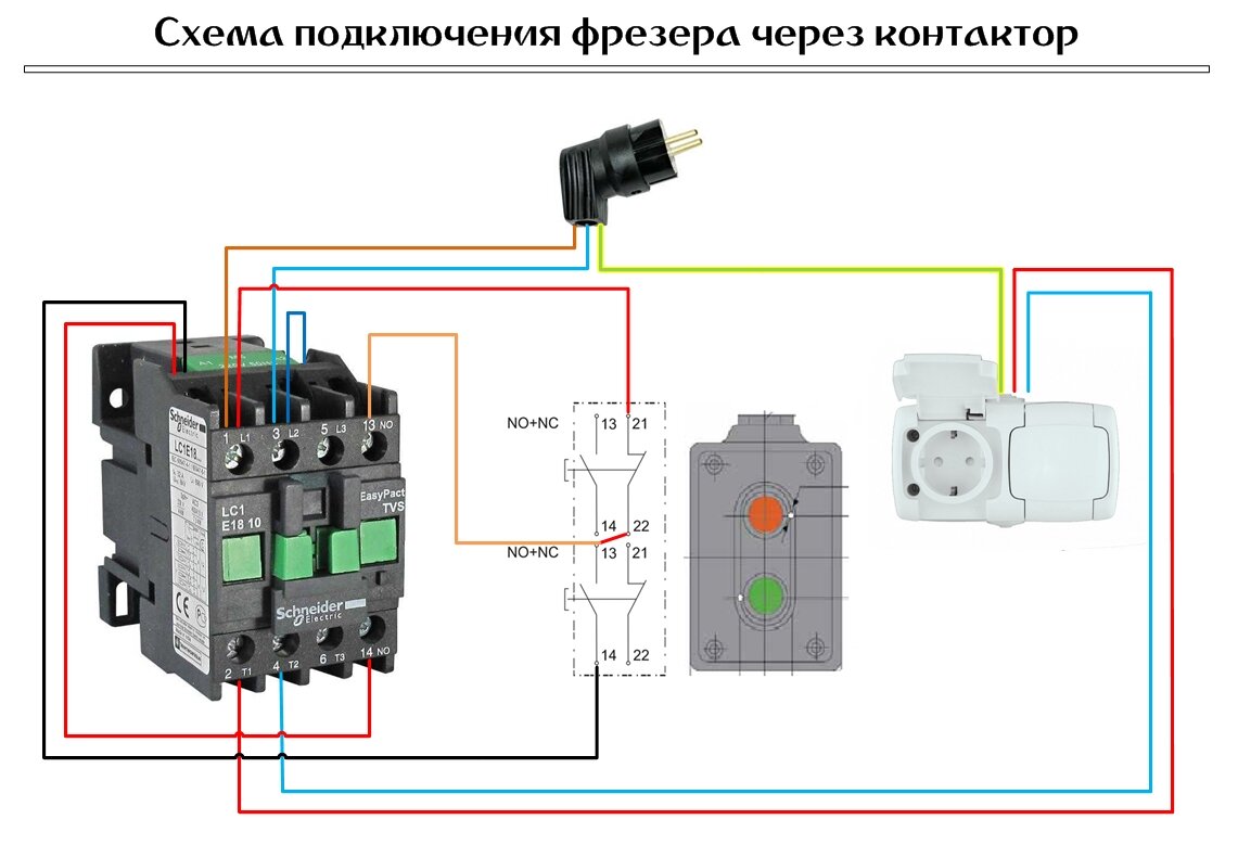 Схема подключения через