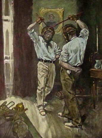 Президент Рузвельт и генерал Вуд (Harper’s Weekly, 1903 г.).