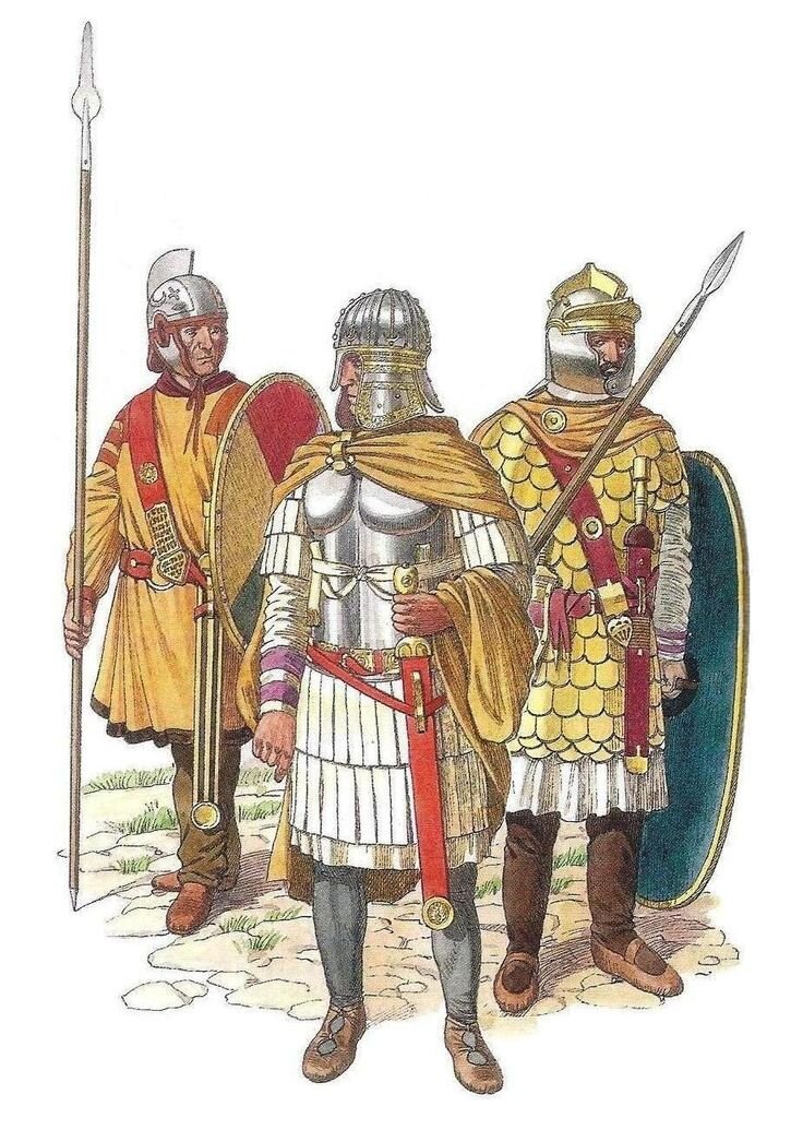 Римские воины III - IV век н.э.