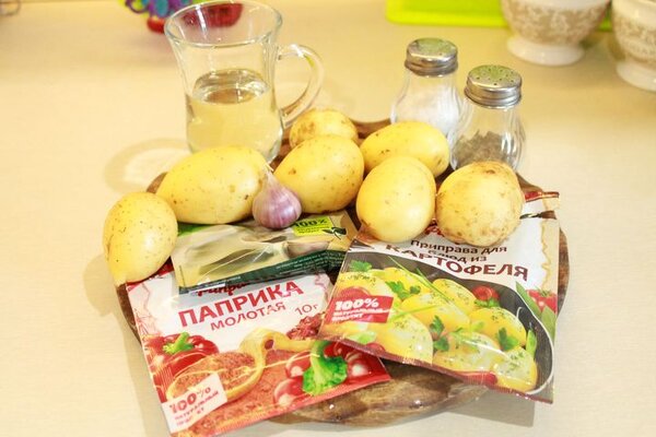 Картошка по-деревенски как в Макдональдсе (пошаговый рецепт с фото)