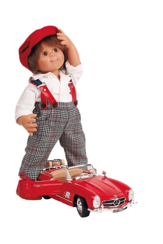 Кукла Шильдкрет Штефан Мюллер-Вихтель с кабриолетом. Фото Schildkrot Puppen 