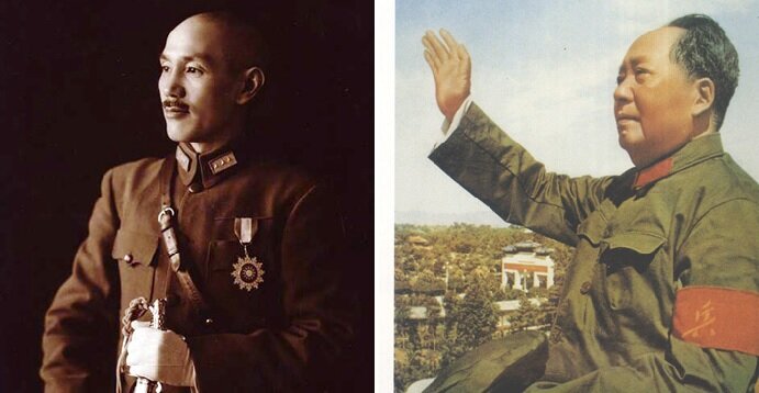 мао цзэдун и чан.