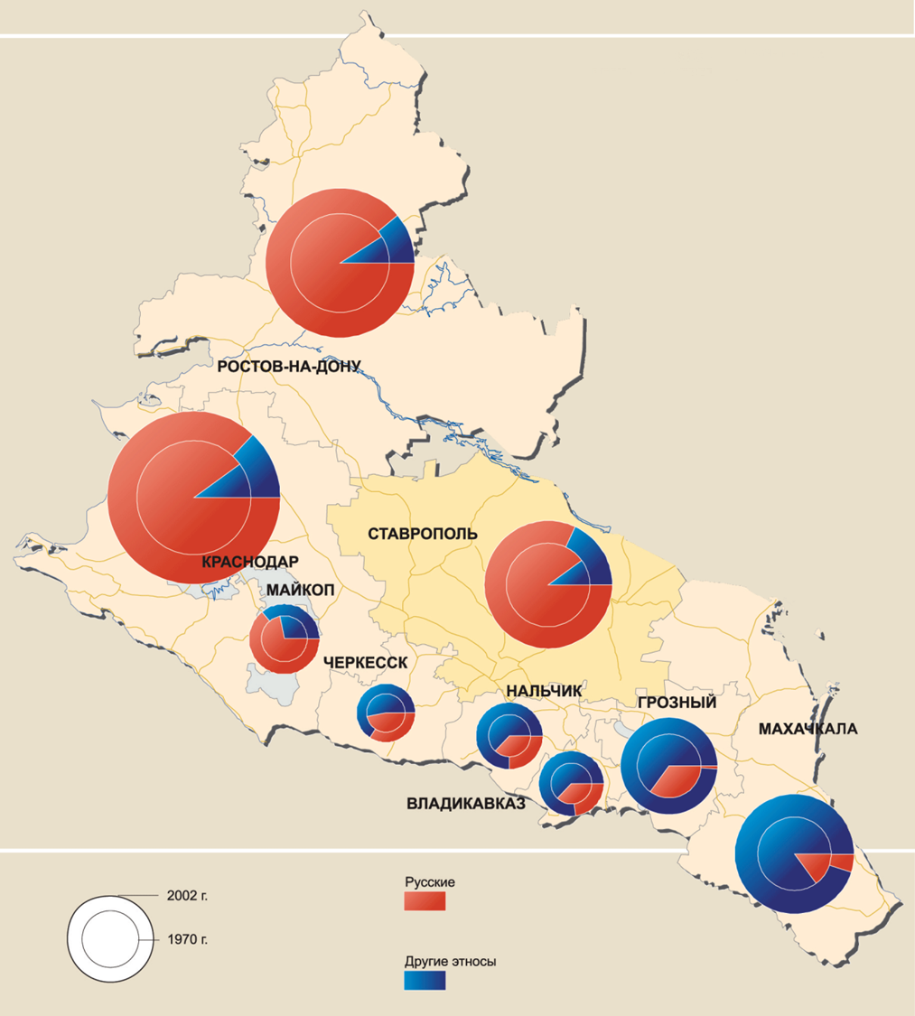 Быстро меняющийся этнический состав Северного Кавказа в постсоветское время  | География населения и поездки | Дзен