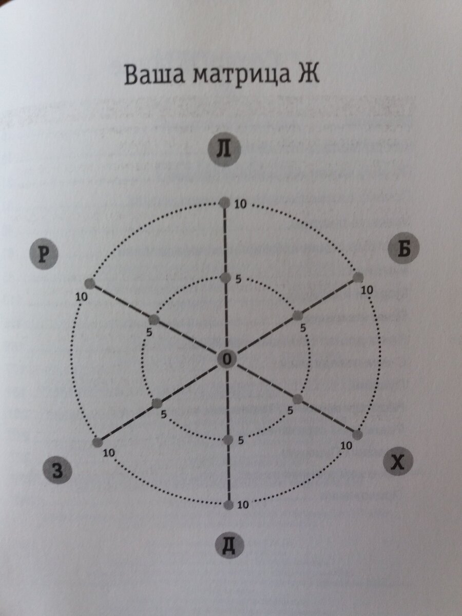 Матрица 6 сфер жизни