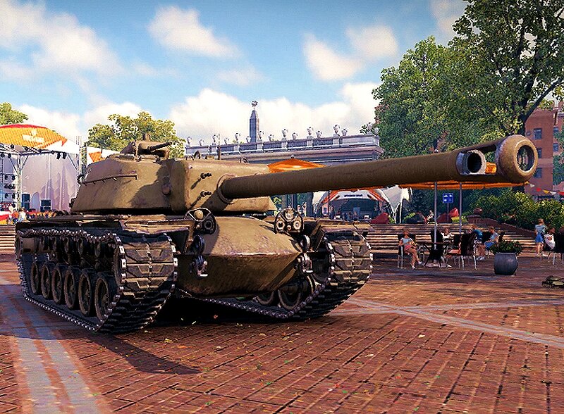 Американская ПТ САУ X уровня T110E4.