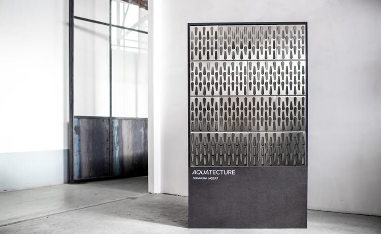 После нехватки воды в Кейптауне дизайнер Шаакира Джассат вдохновилась на создание фасадных панелей, которые собирают дождевую воду