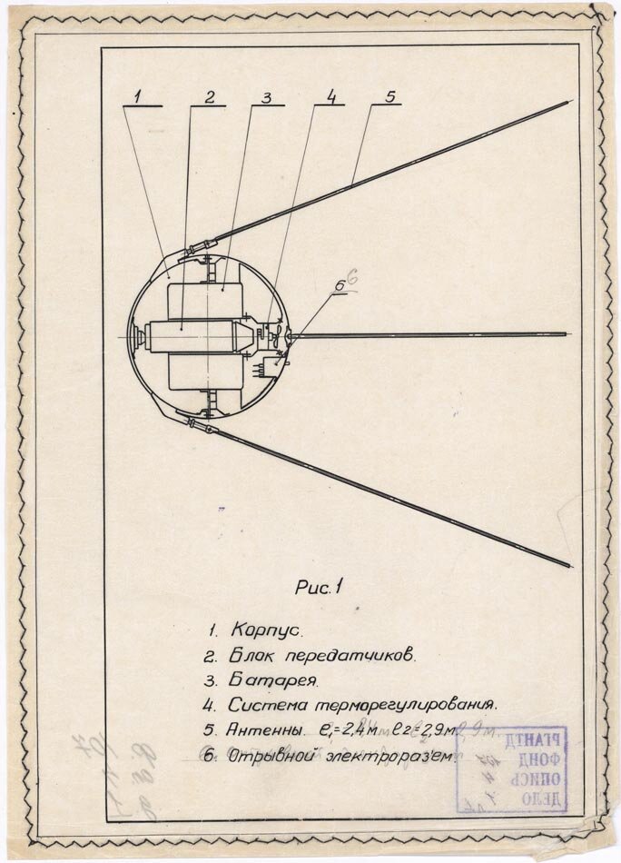 Чертеж спутник 1