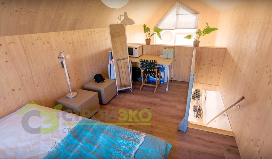 Жилые зоны модульного дома