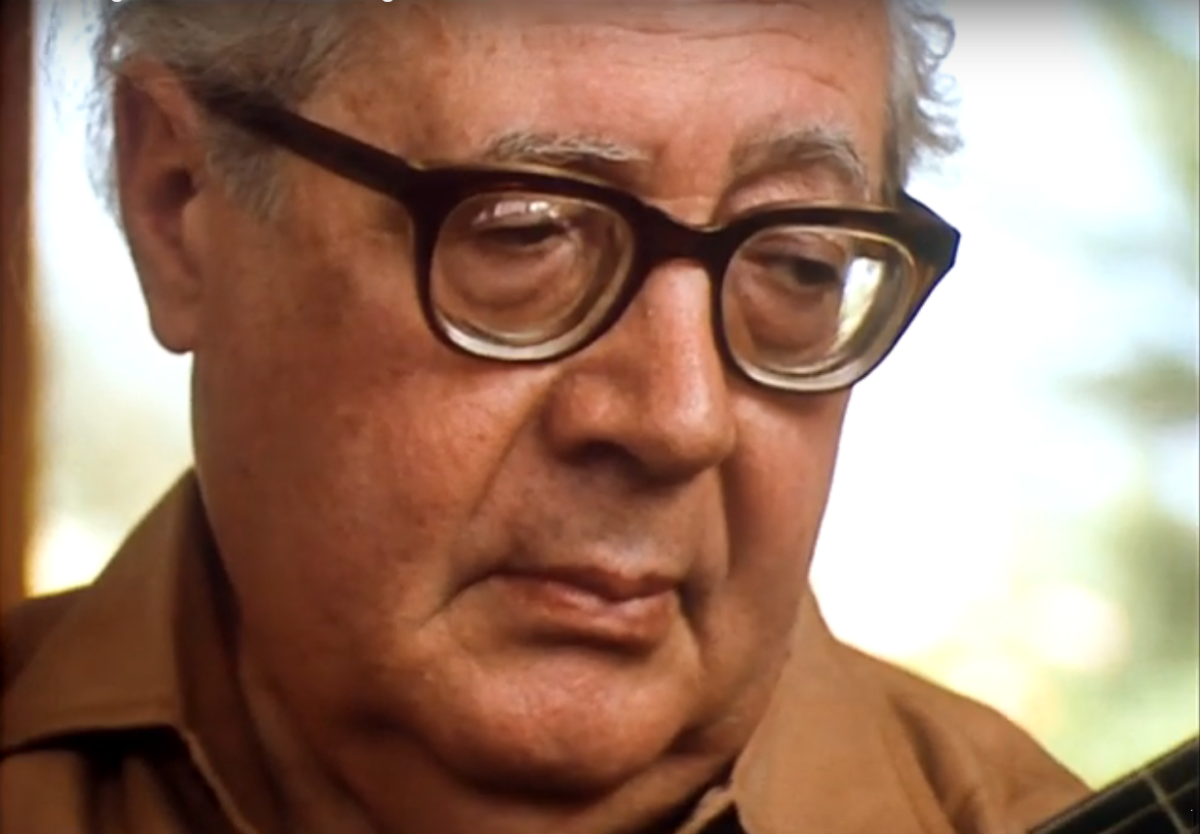 Андрес Сеговия, скрин YouTube