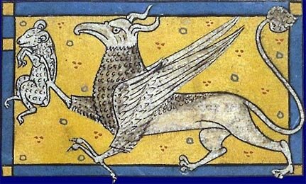 Грифон. Рукопись Французской национальной библиотеки