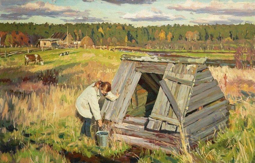 Сибирские пейзажи. Художник - Андрей Александрович Дареев. Источник:https://i.pinimg.com/originals/9f/92/03/9f9203f151dc8935c77129a9ebaae04a.jpg