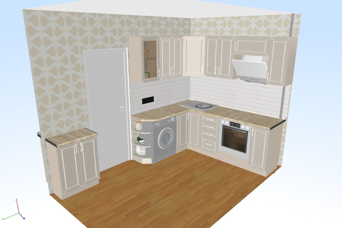 кухня Оля в цвете