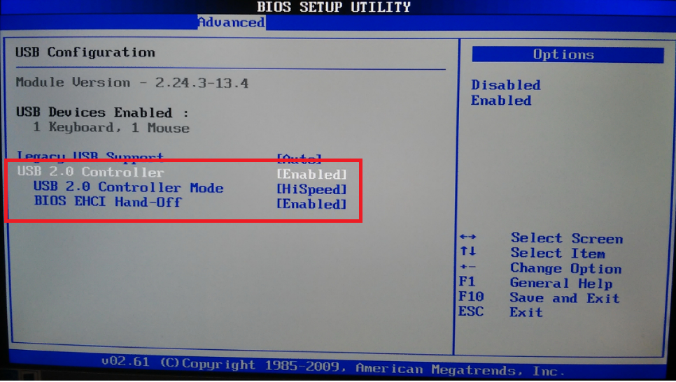 Параметры BIOS