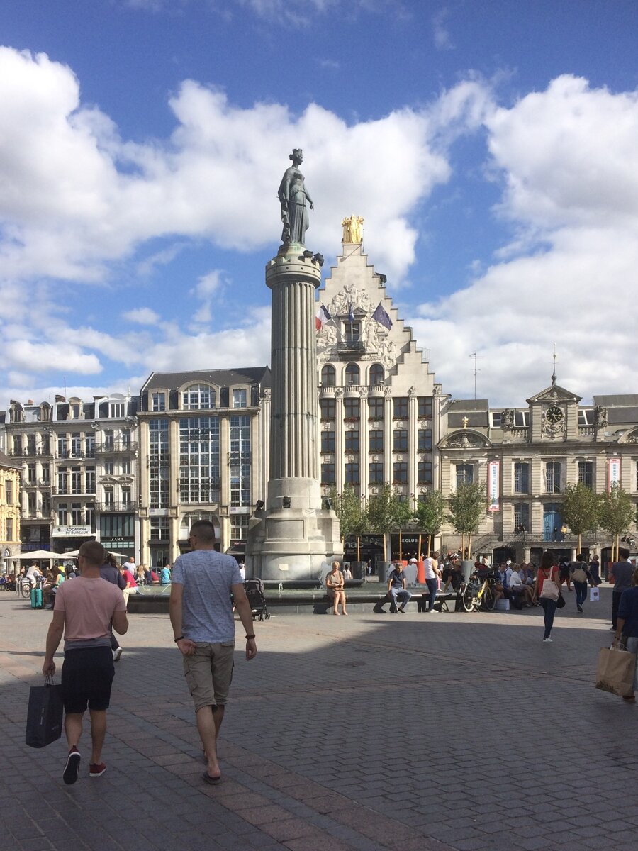 Лилль, город на севере Франции