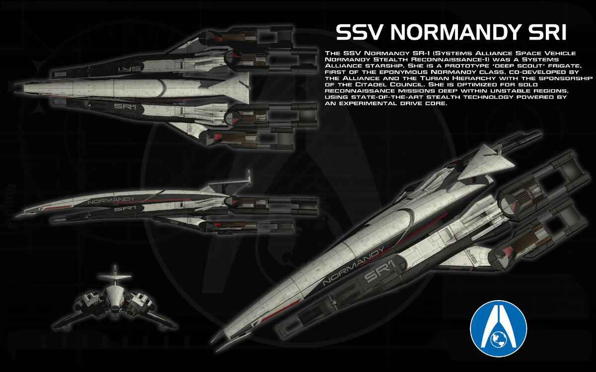 Mass Effect | Всё о корабле SSV "Нормандия" SR1