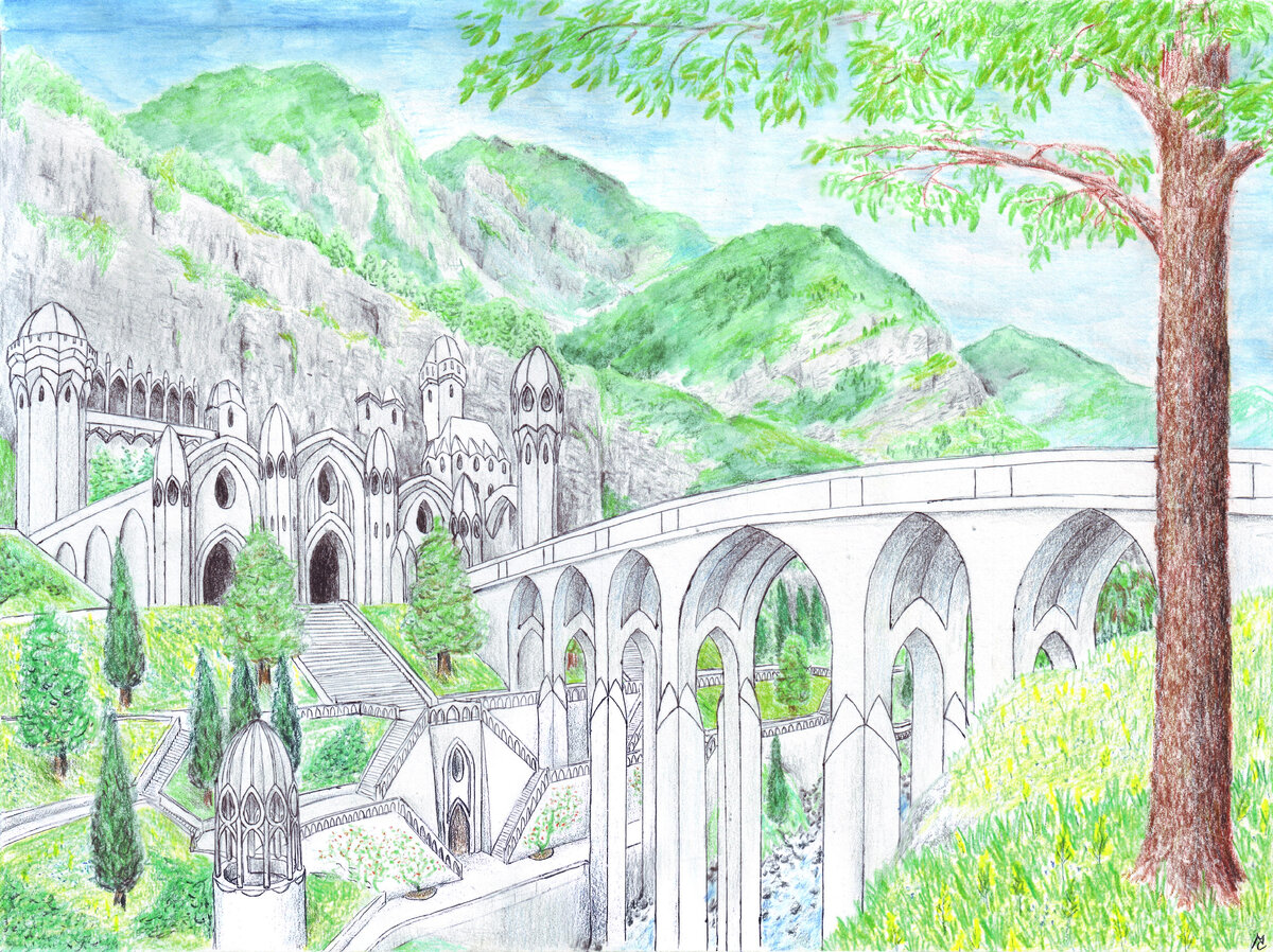 Главный вход в Нарготронд.