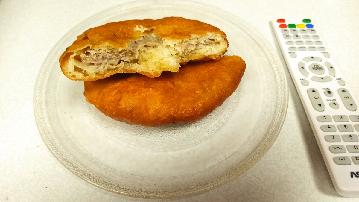 Беляш в разрезе