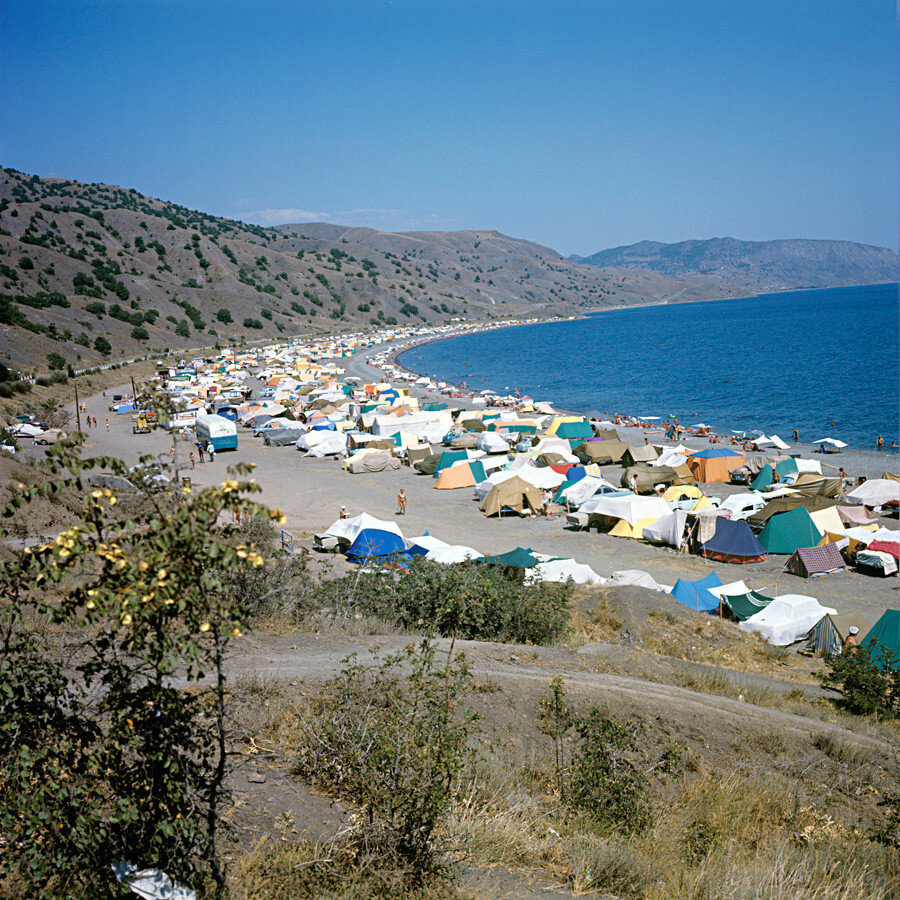 Морское Крым палаточный городок