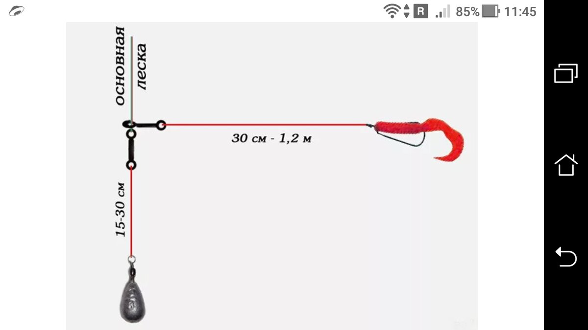 Поводок на окуня. Монтаж отводного поводка на окуня. Схема оснастки отводного поводка. Схема монтажа снасти отводной поводок. Монтаж снасти ловли на отводной поводок.