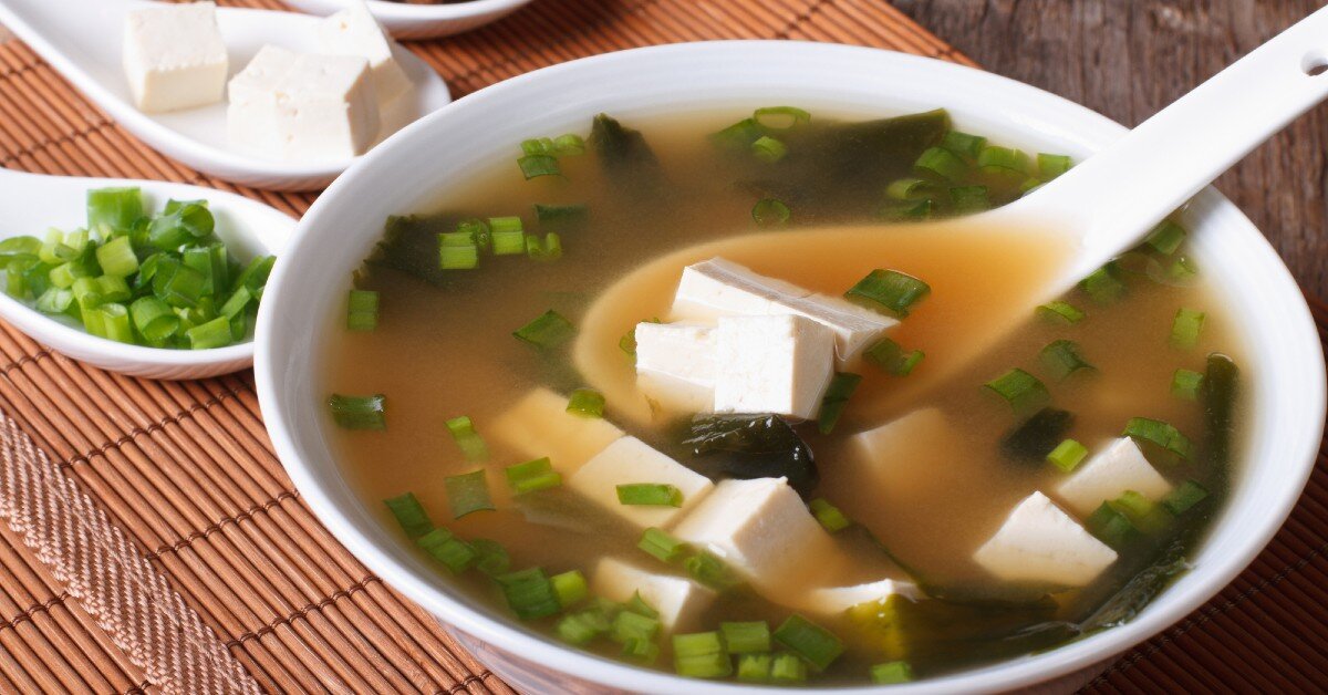 12 рецептов японских блюд (10): суп мисо с овощами