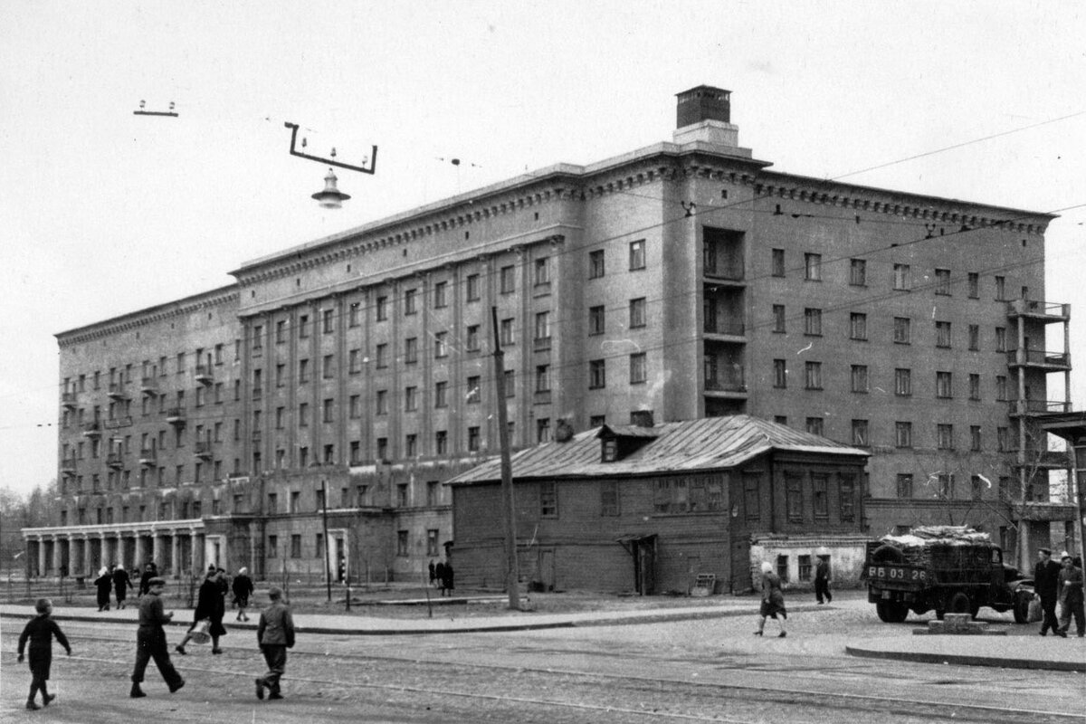 Щербаковская улица, 58. Вид с северо-запада. Фотография 1949 г. 