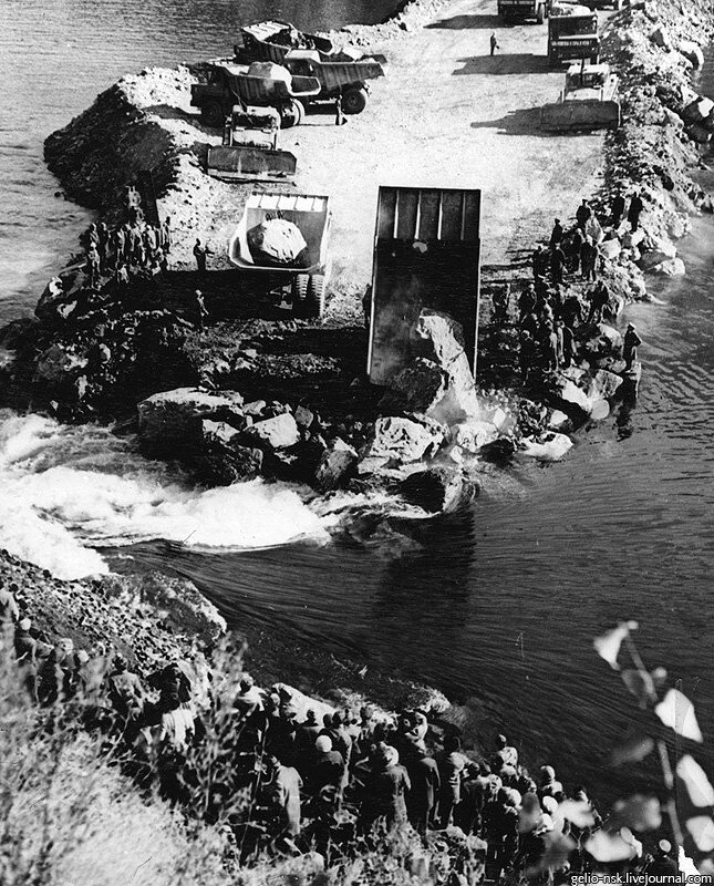 История энергетики России в фотографиях: Как строилась Саяно-Шушенская ...