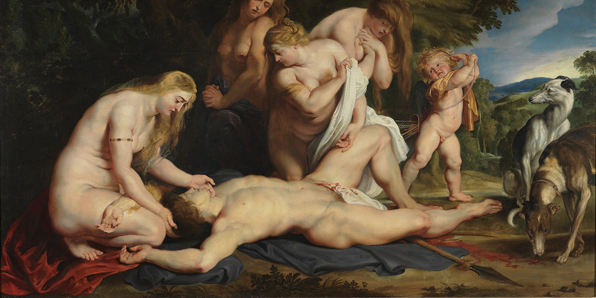 Питер Пауль Рубенс. «Смерть Адониса». 1614. The Israel Museum, Jerusalem
