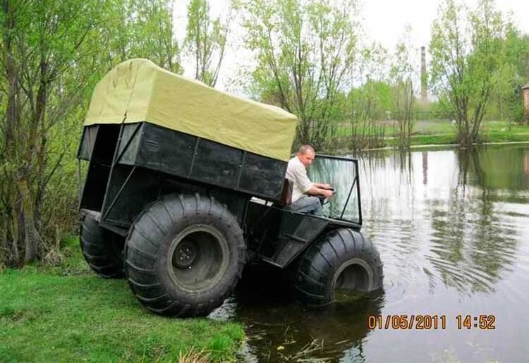 Вездеходы на шинах низкого давления