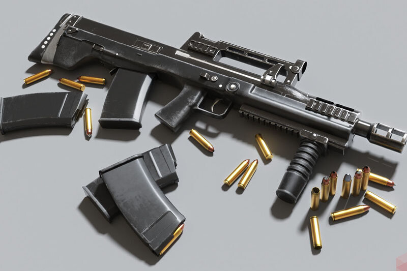 АШ-12 и разные виды патронов к нему