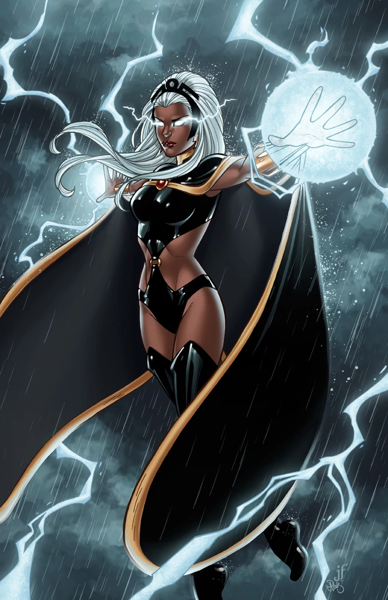  Ороро Монро (Ororo Munroe) - мутант и участница команды Люди Икс (X-Men), под кодовым именем Шторм (Storm).    1.-2