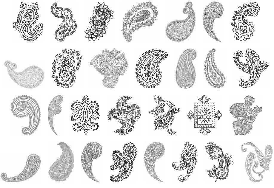 Турецкие узоры схемы. Татуировка огурец пейсли. Узоры для точечного рисования. Трафарет огурцы орнамент. Орнаменты узоры простые.