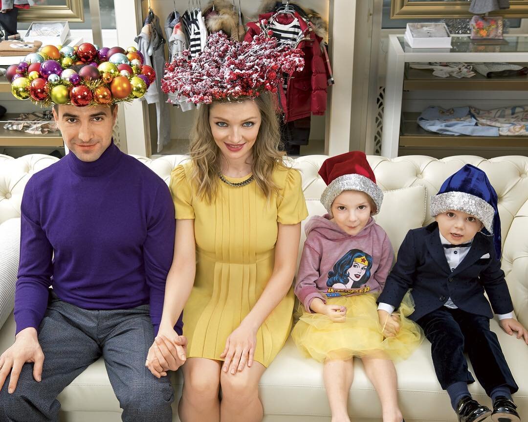 Екатерина Вилкова и ее семья