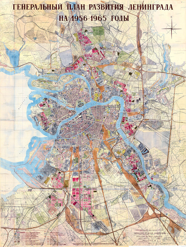 Карта санкт петербурга 1950 года