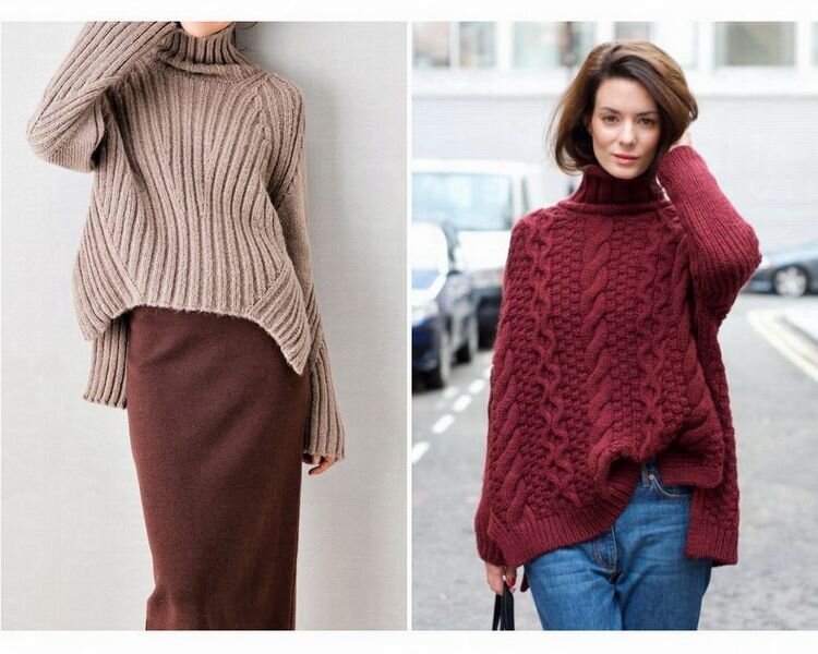 Объемный свитер оверскайз