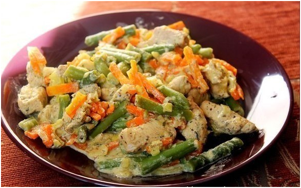 Вкусный и сытный белковый обед!