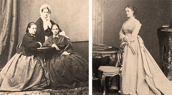 Великая княгиня Мария Николаевна со старшими дочерьми. Евгения Максимилиановна Лейхтенбергская
