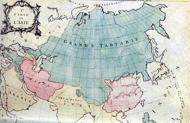 Великая Тартария на одной из древних карт