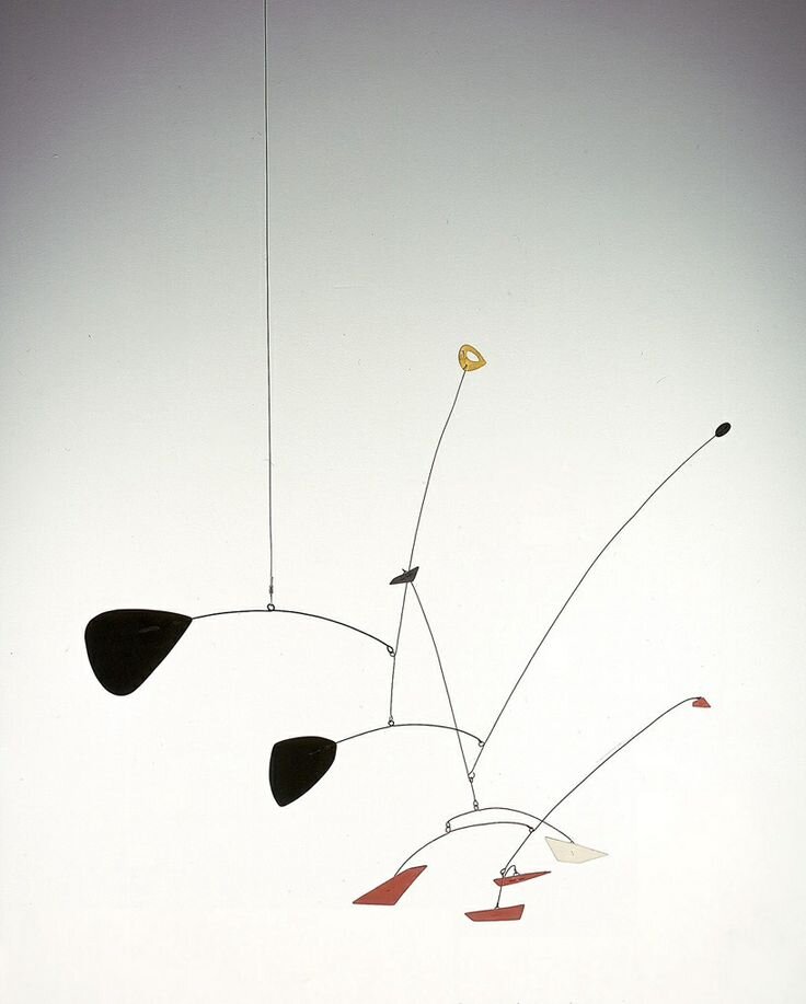 Александр Колдер "Риту I" (1946 г.) - подвесной мобиль: сталь, проволока - 81.3 x 78.7 см.